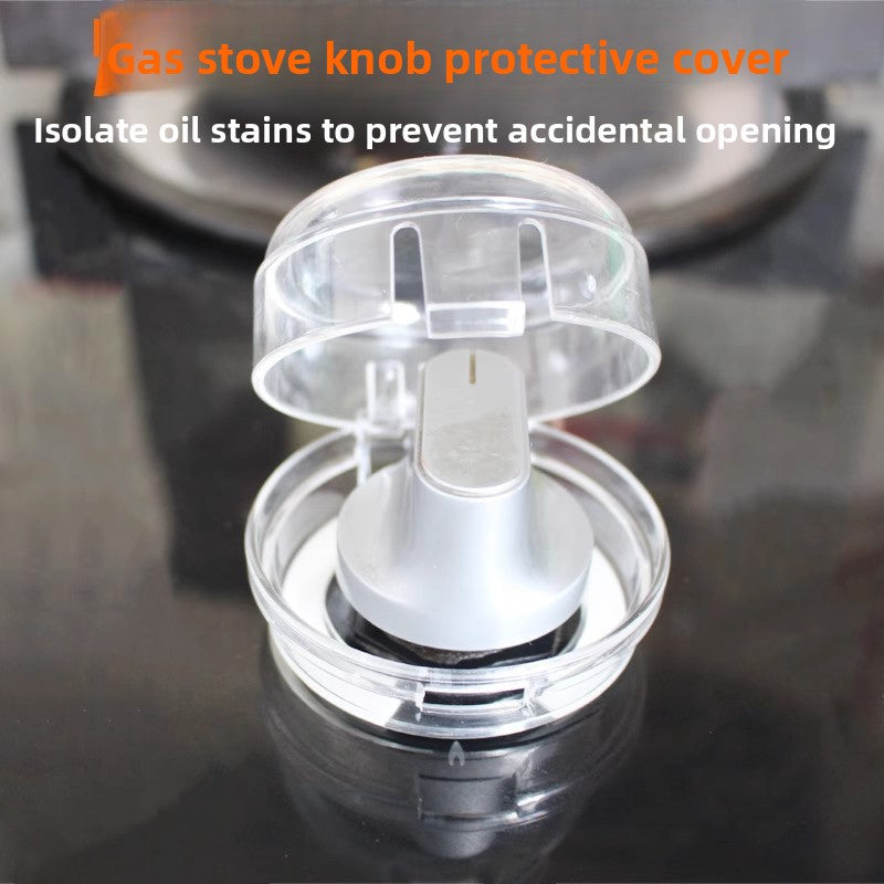 Gas stove knob protection cover