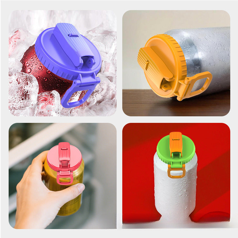 pull-tab can straw lid