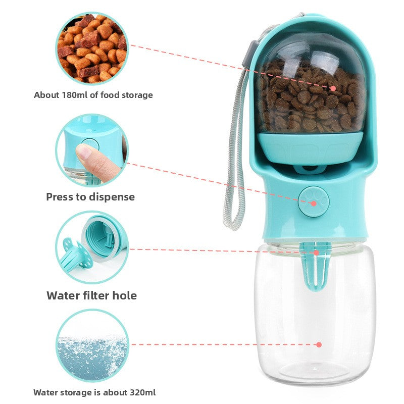 Dog Outdoor Water Bottle, Pet Drinking Dispenser, Portable Cat Water Bottle, Water Feeder